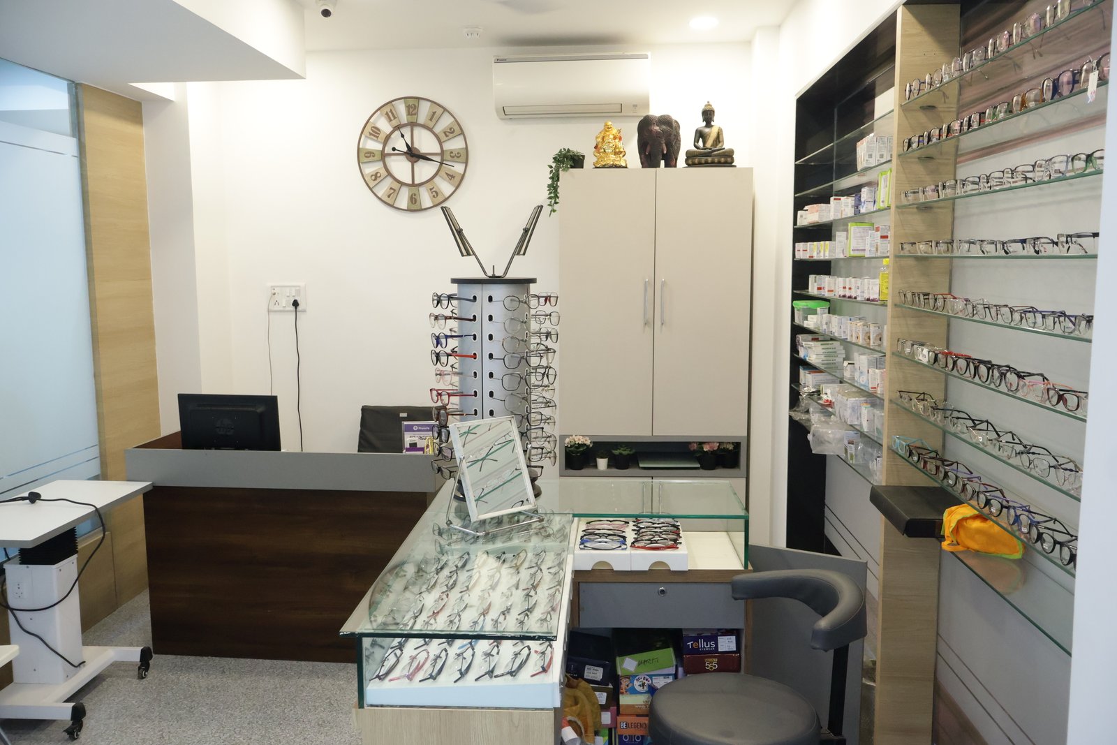 Aarav Eye Care optical area