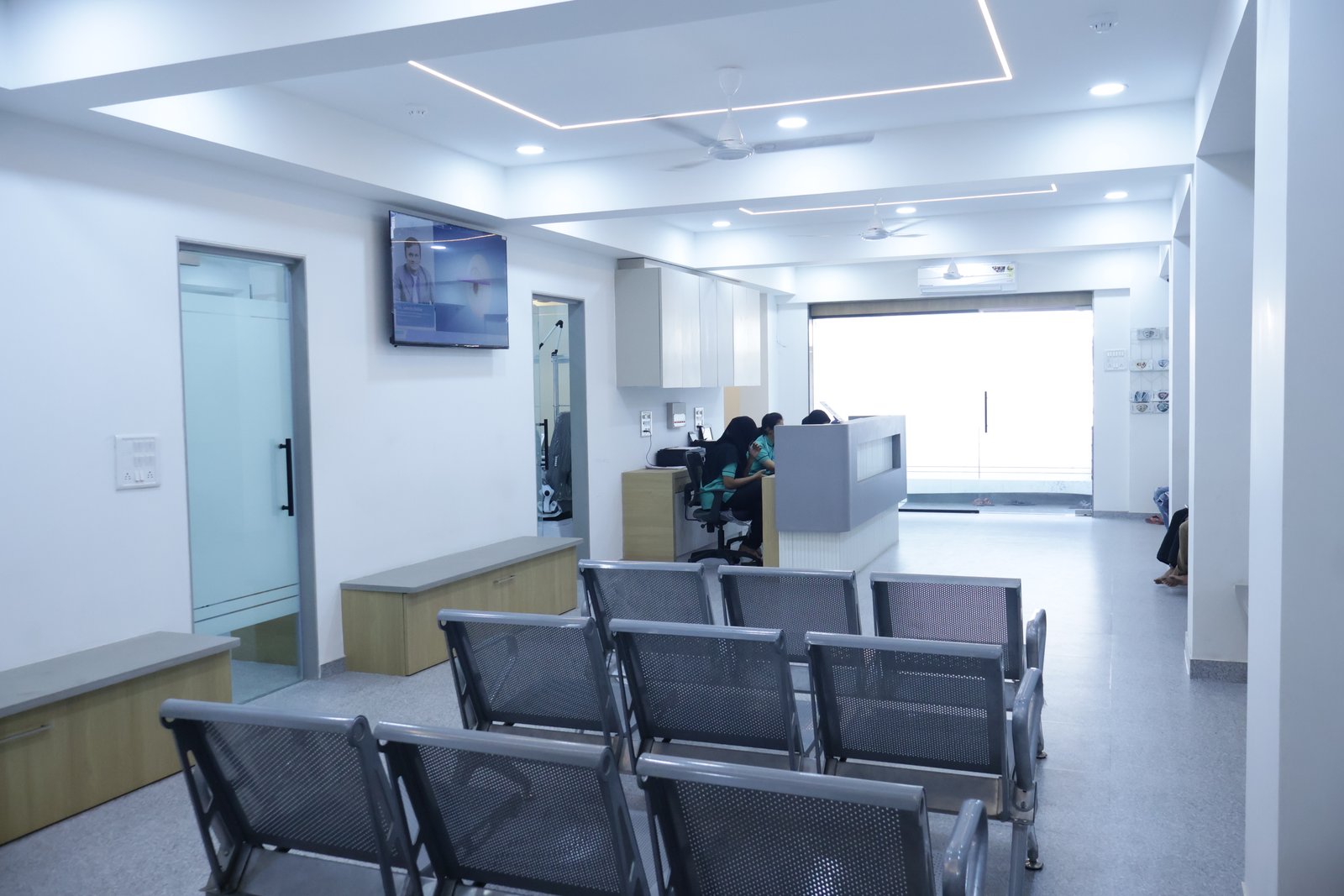 Aarav Eye Care patient reception area