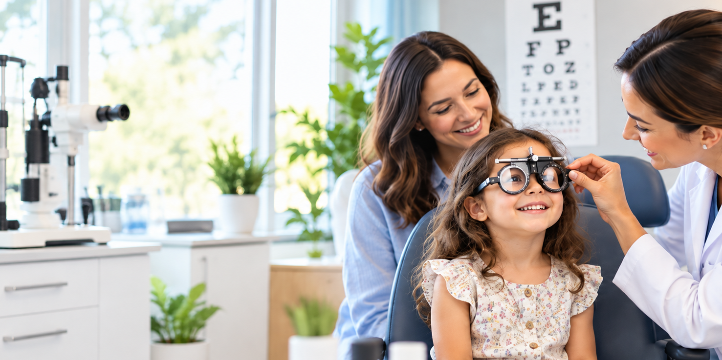 When should a child have an eye examination?